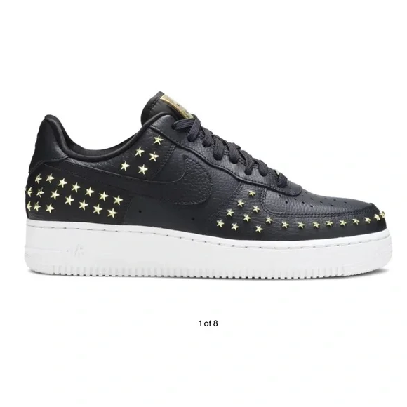 Nike Shoes Nike Air Force Xx Gold Starstudded Black White